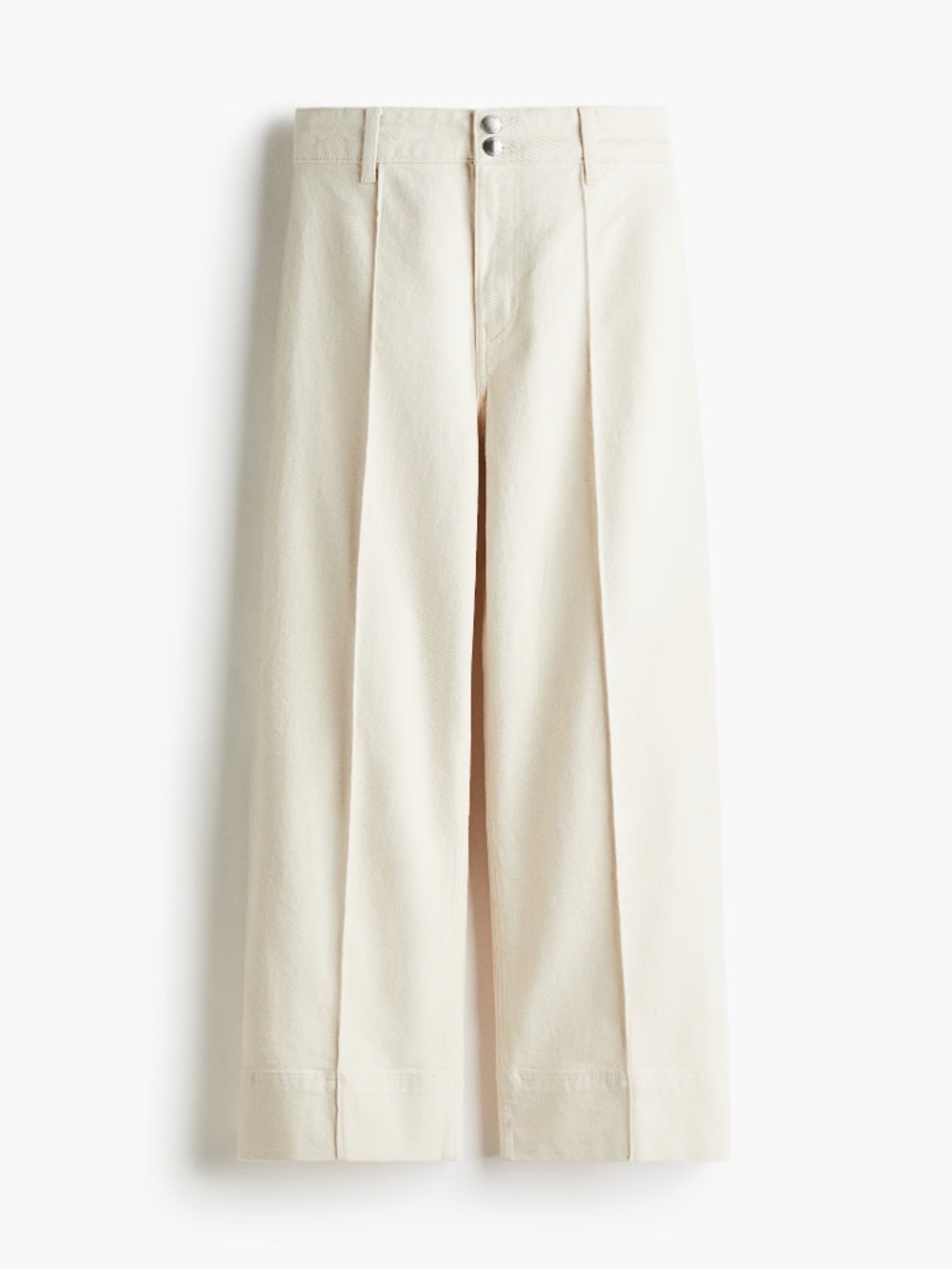 WIDE HIGH ANKLE JEANS
